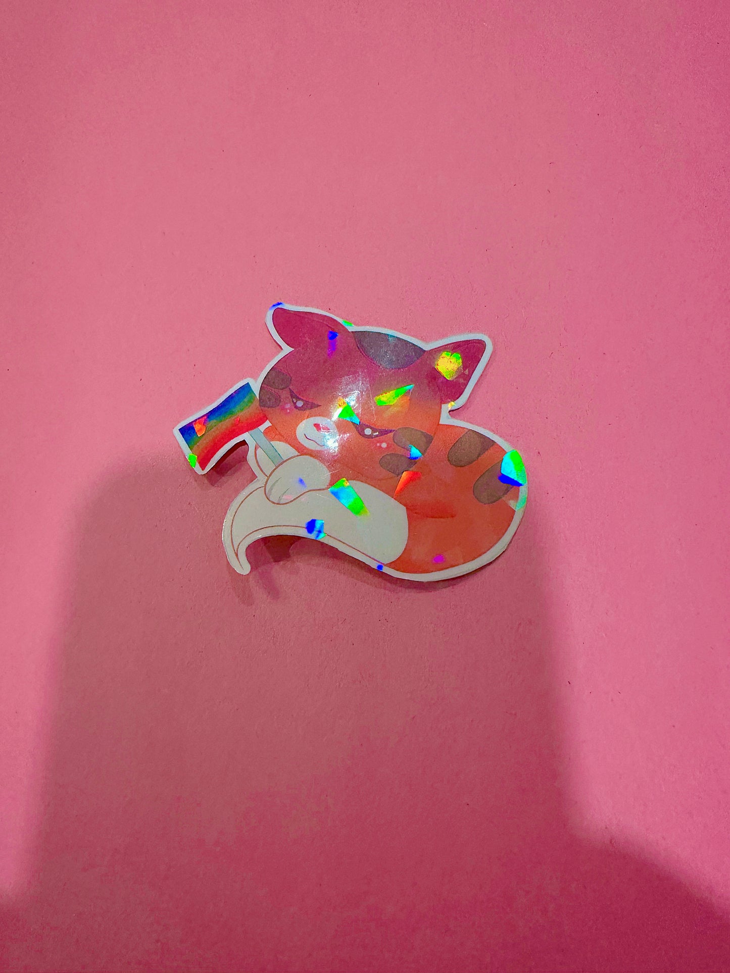 Kawaii Pride Themed Holographic Sticker Bundle