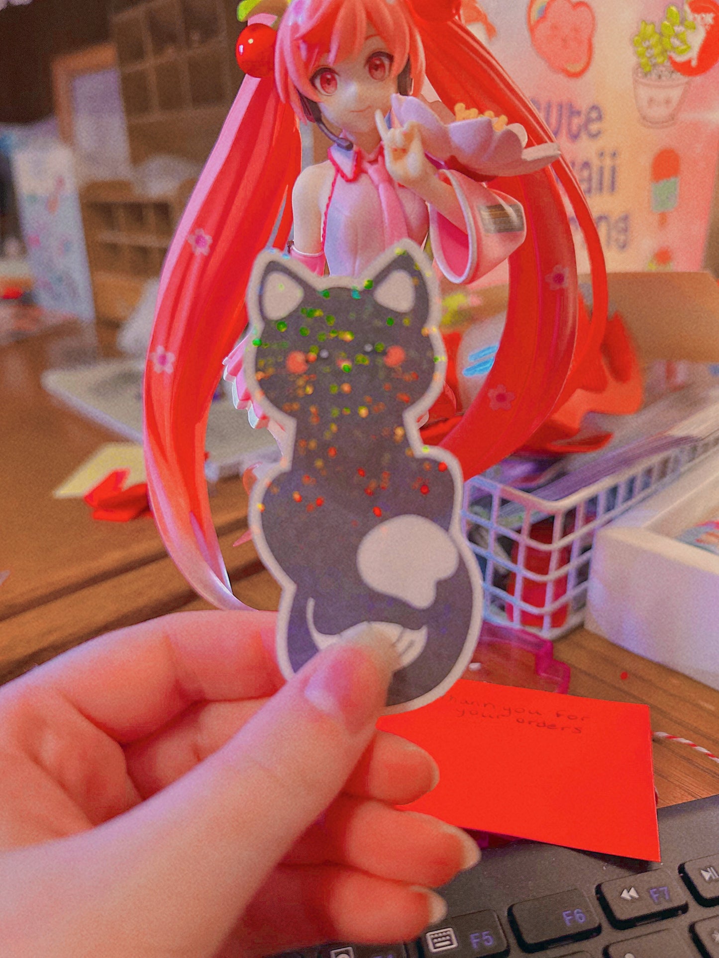 Halloween Kitties Holographic Waterproof Sticker Bundle👻🎃
