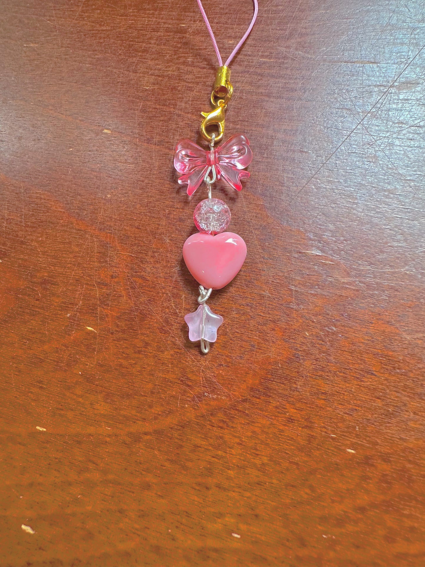‘Dreamy Hearts’ Kawaii Aesthetic Pink Hearts and Love Phone Charm💘