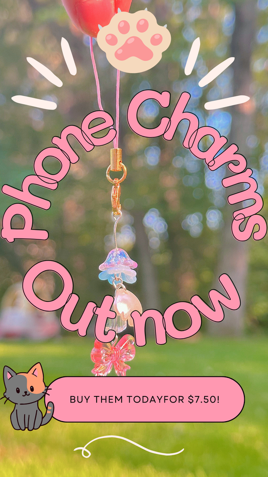Phone charms just launched and are available right now!👀✨