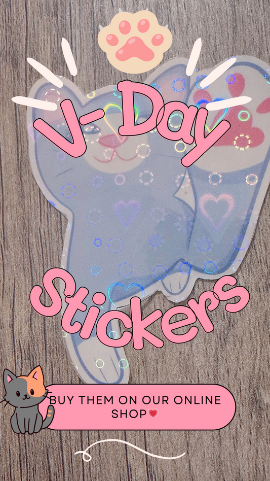 Valentines Day is here, and so are some new stickers .ᐟ 💌💗