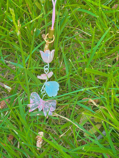 ‘Lily of The Valley’ Kawaii Aesthetic Pink Flower-Themed Phone Charm🪷🌸