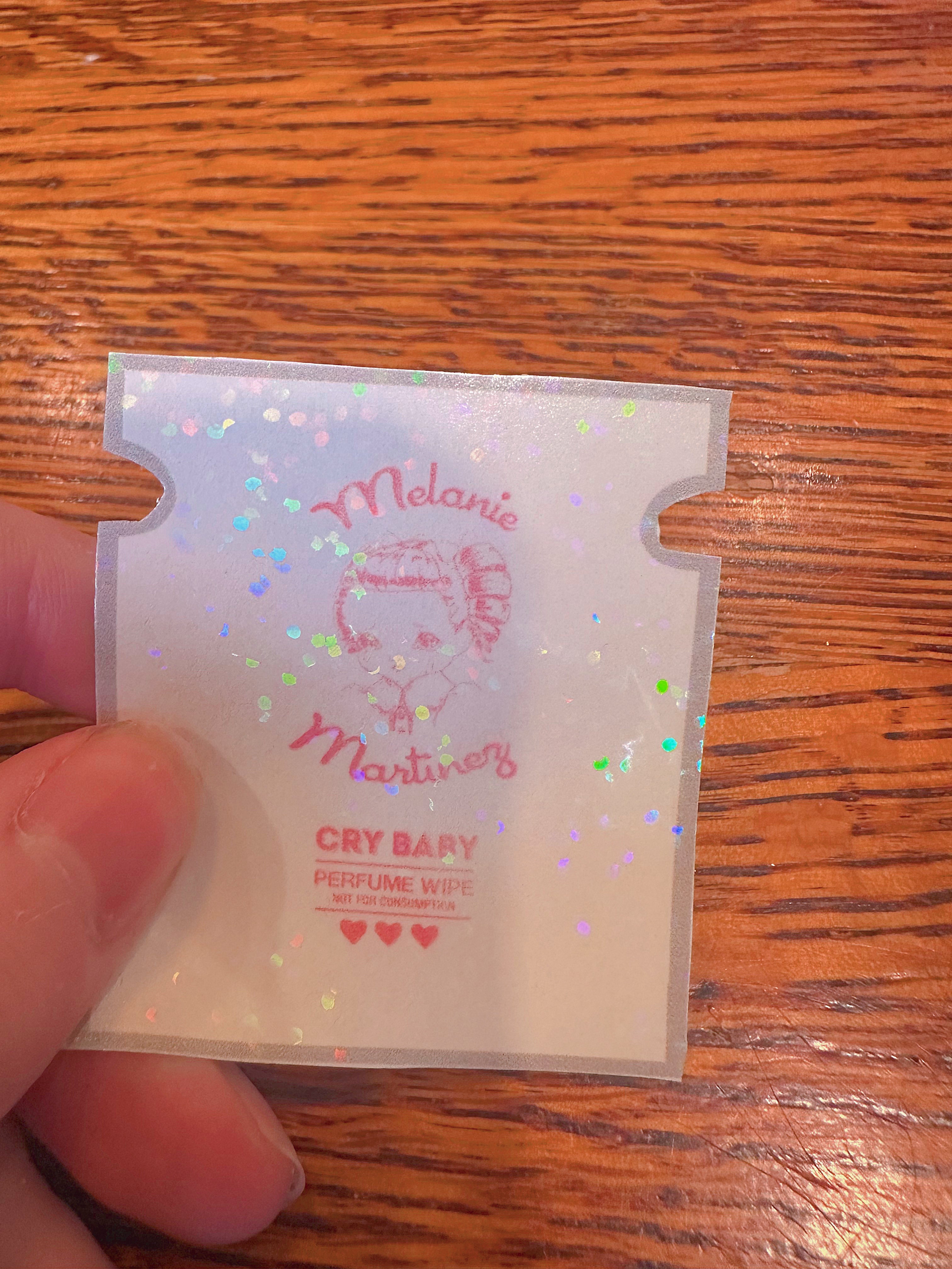 Melanie Martinez perfume wipe (read store desc)