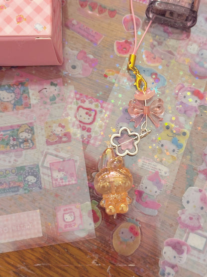 Sanrio Glow-in-the-dark shiny kawaii phone charms | handmade ♡