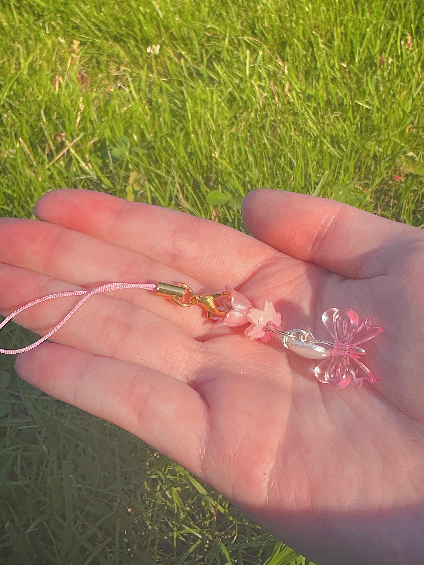 ‘Lily of The Valley’ Kawaii Aesthetic Pink Flower-Themed Phone Charm🪷🌸